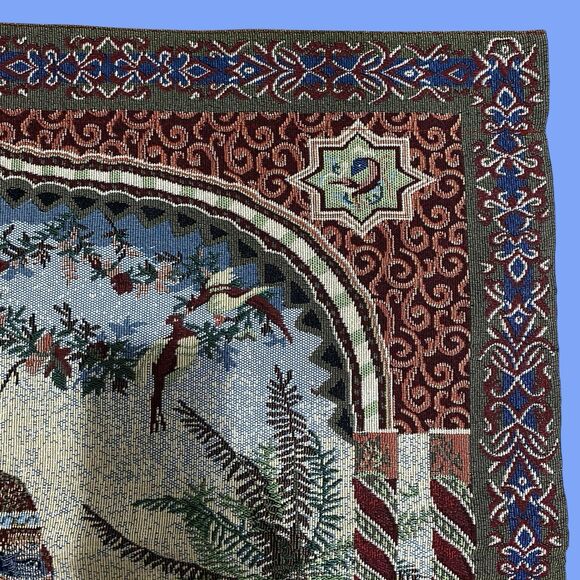 Vtg Bombay Company Elephant Tapestry-26”x36”-EUC - Picture 7 of 10